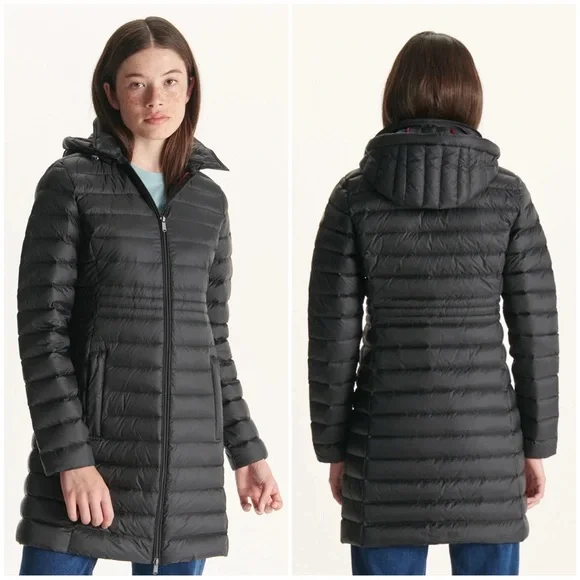 JOTT Long Down Hoodie Puffer Jacket - Picture 1 of 12